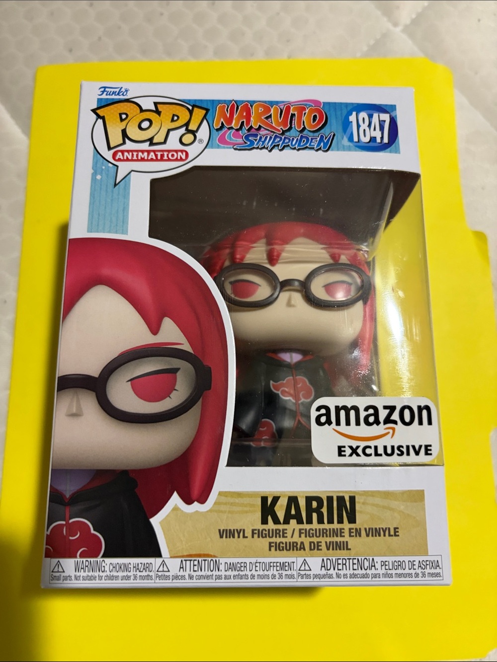 Funko Pop! Naruto Shippuden Karin Vinyl Figure - Black & Red